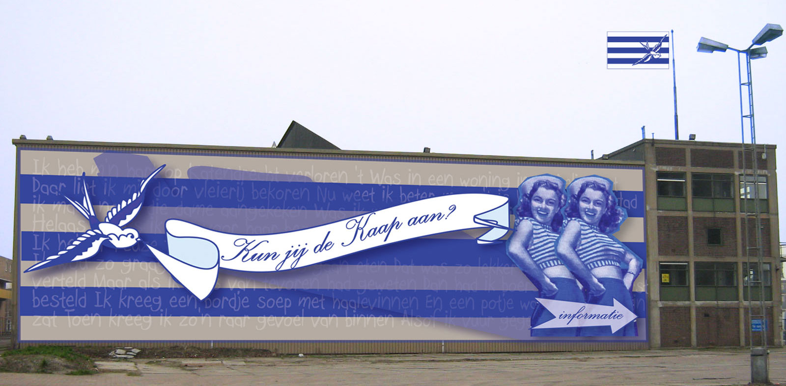 muurschildering kaap